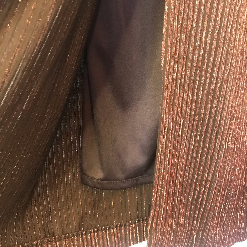 Joseph Ribkoff Couture Metallic  beautiful Formal Gown final price - Picture 10 of 11
